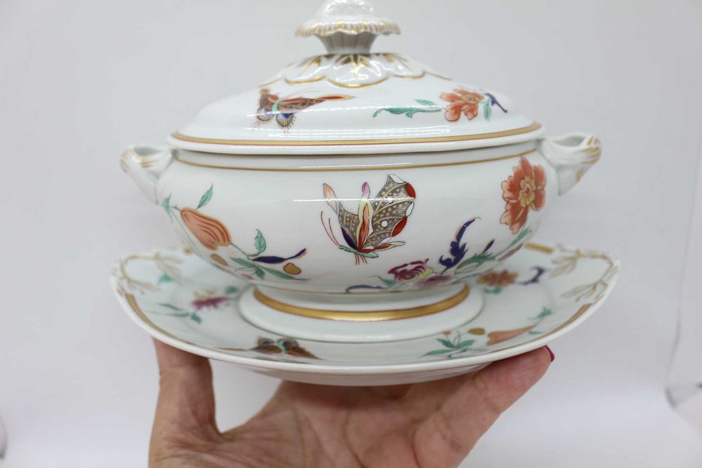 Terrina com Prato Coleção Samatra Vista Alegre 1971