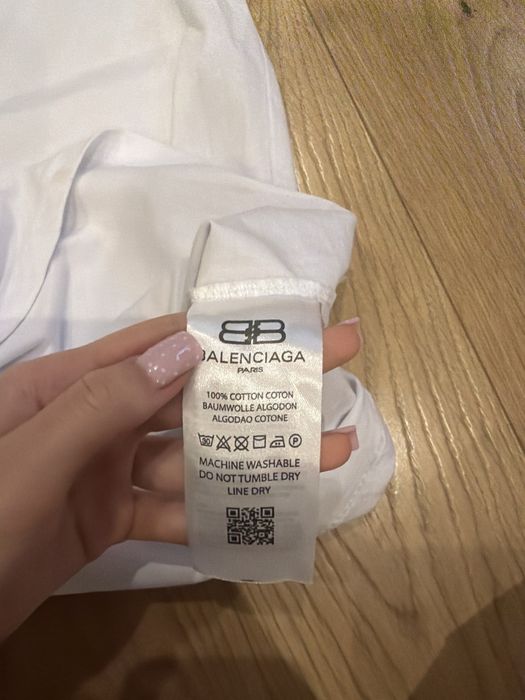 Bawelniana koszulka Balenciaga Tshirt balenciaga