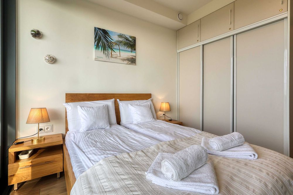 Apartament REWAL, POGORZELICA (GMINA REWAL) STREFA SPA , prywatne zejście do morza, SPA