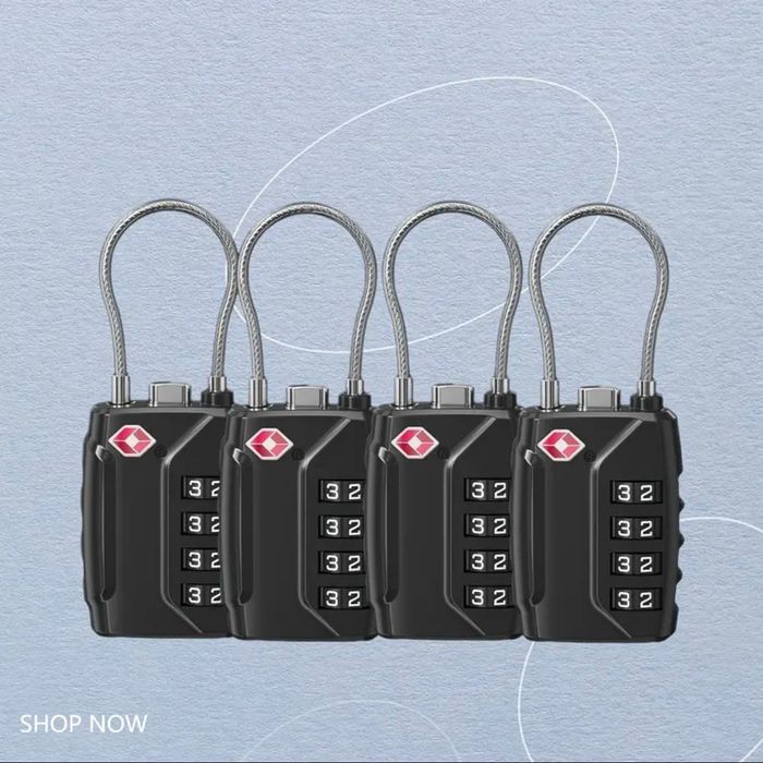 Cadeados/travas de 4 dígitos