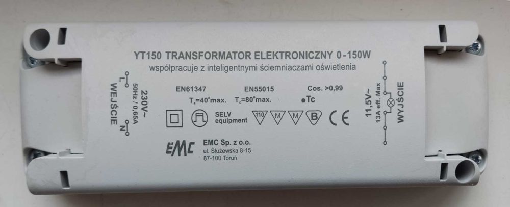 Електронні трансформатори "YT150" - "YT105"