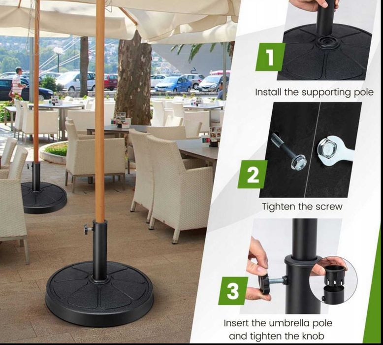 Stojak na parasol podstawa do parasola z żywicy NP11205