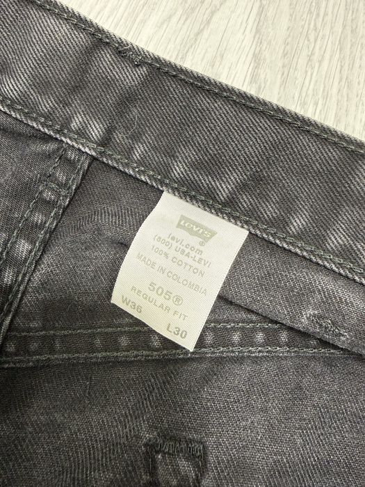 Джинси Levis 505 36х32 чорні класичні джинсы левайс levi's черные