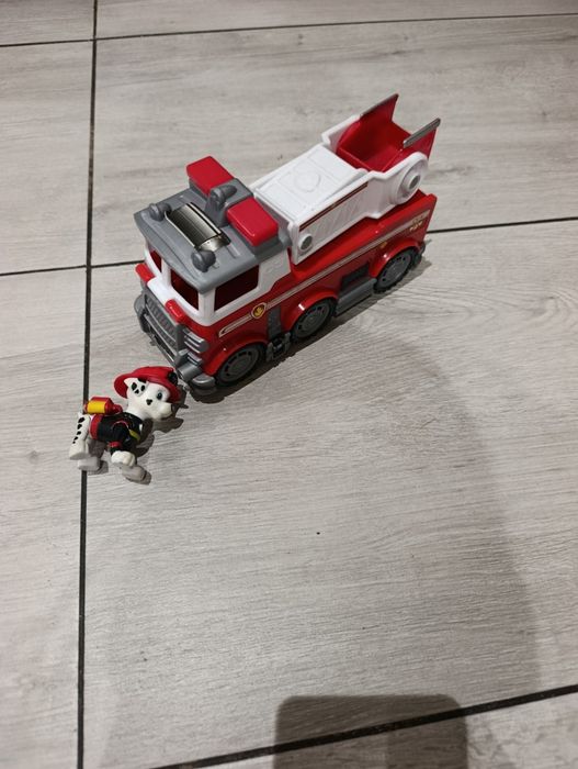 Marshall z pojazdem psi patrol