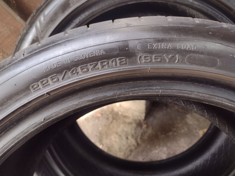 Opony 225/45/18 Dunlop Sport Max RT2 rok 2022 6.3mm