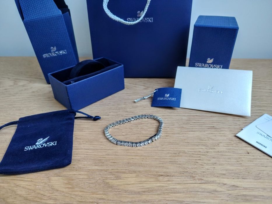 MATRIX tennis Swarovski srebrna
