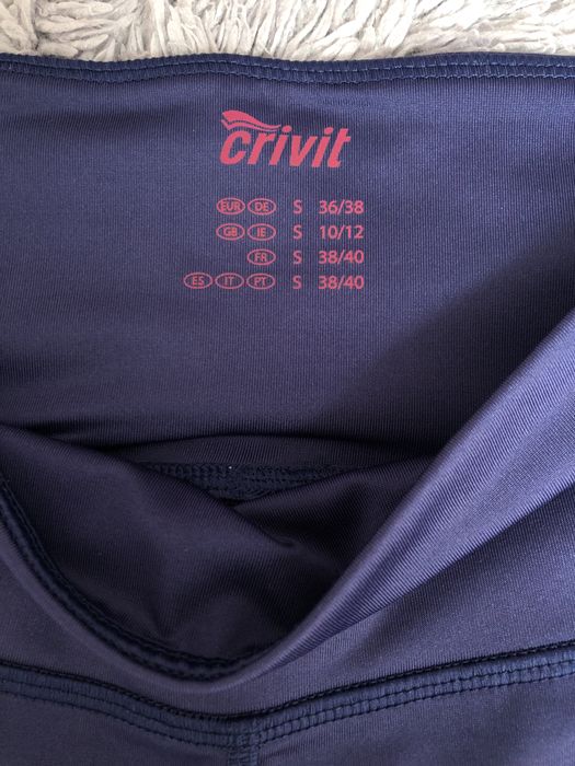 legginsy sportowe 3/4 crivit S