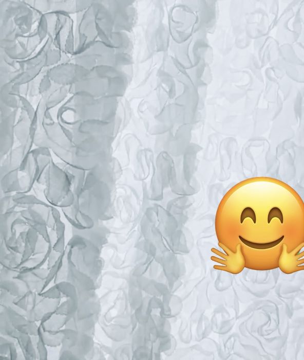 Firanka firana róże 3D krotka cudo biala przelotki