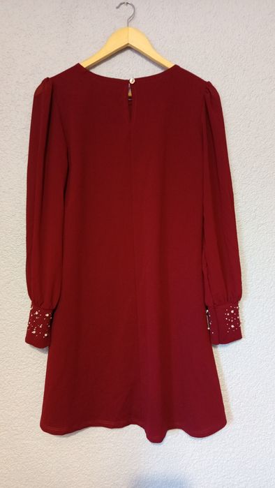 Sukienka,mankiety koraliki S