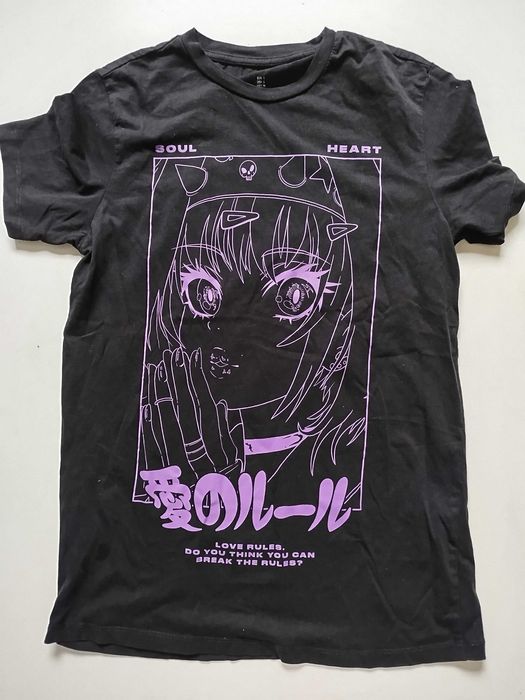Bluza T-shirt anime zestaw 6 szt rozm.S