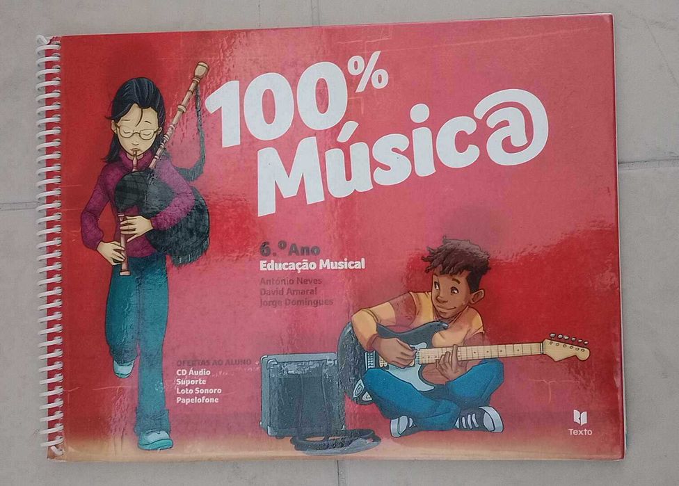 Livro 100% Musica – 6ºano Educação Musical – Pouco Uso