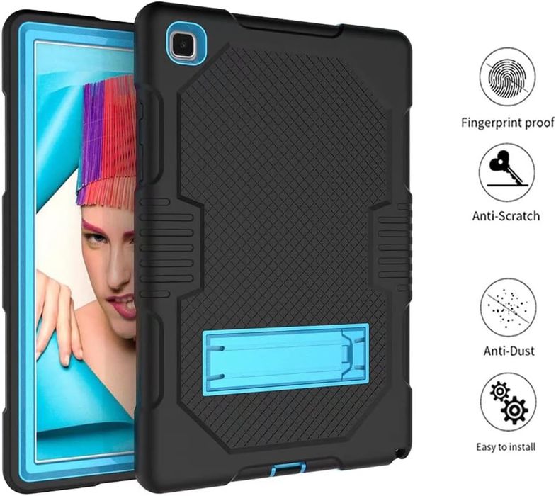 Etui do Samsung Galaxy Tab A7 10,4" Pancerne z Podstawką Czarne