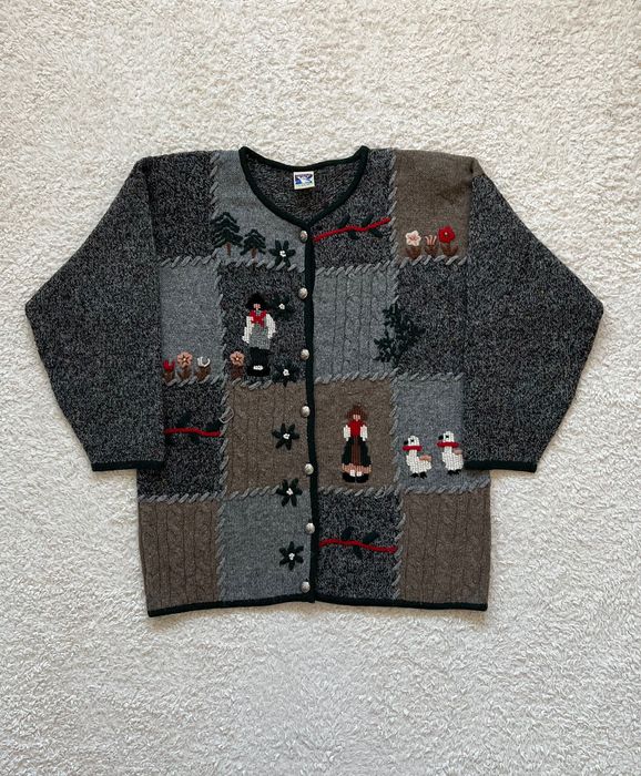 Kardigan sweter Yessica vintage lata 90’s świetne wzroki