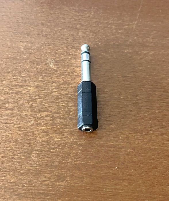 Adaptador Jack 6.3 macho - Jack 3.5 fêmea - STEREO