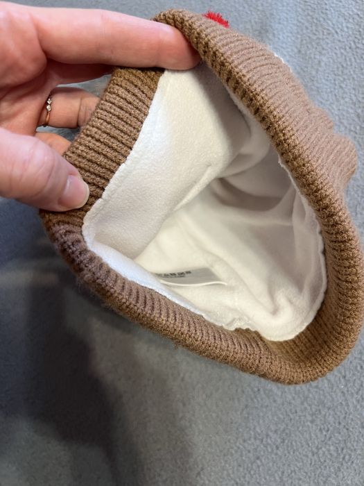 Шапка оленятко на зиму