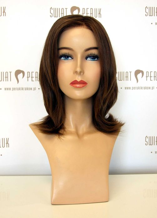 Peruka półdługa z włosa naturalnego Opoczno