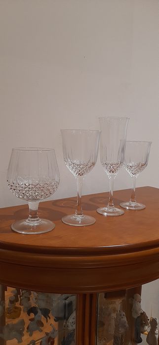 Conjunto de 48 copos cristal