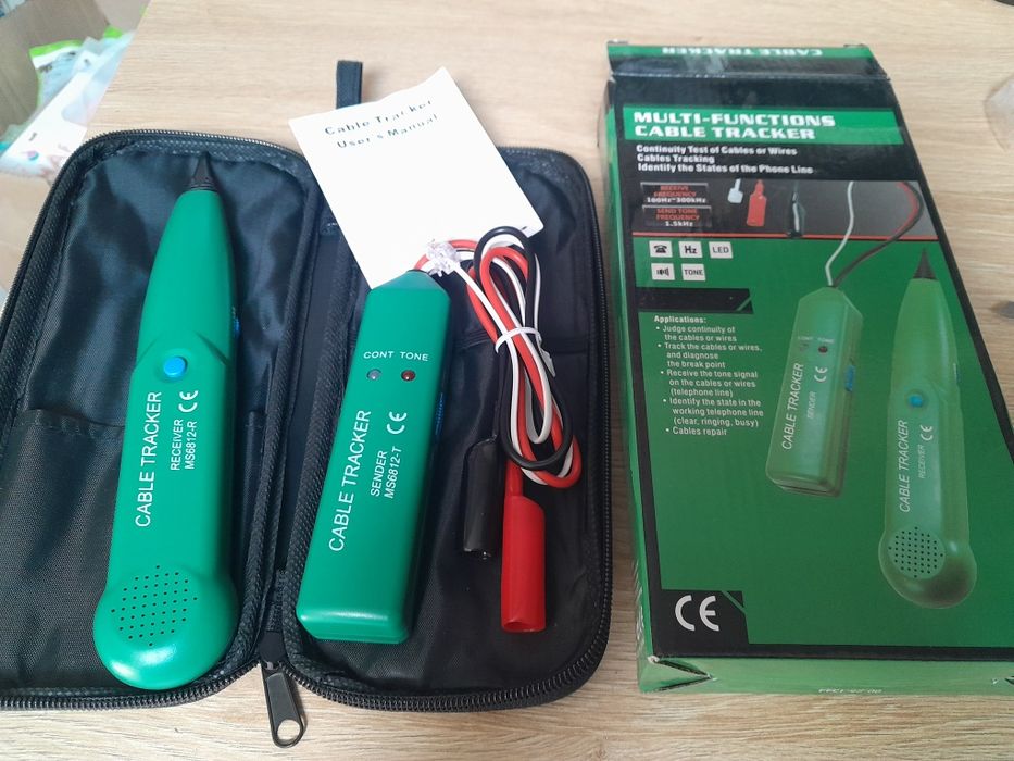MS6812 tracker kablowy, profesjonalny tester kabli,
