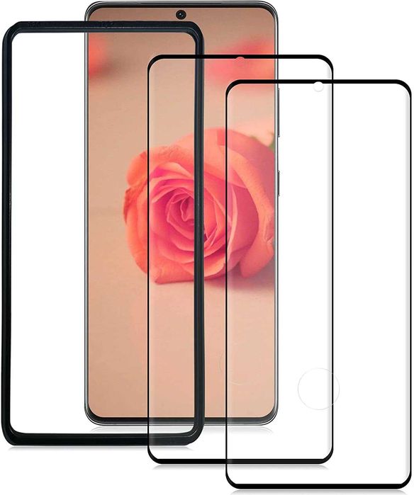 Película ecrã vidro temperado Samsung S21 Plus (2 unidades)