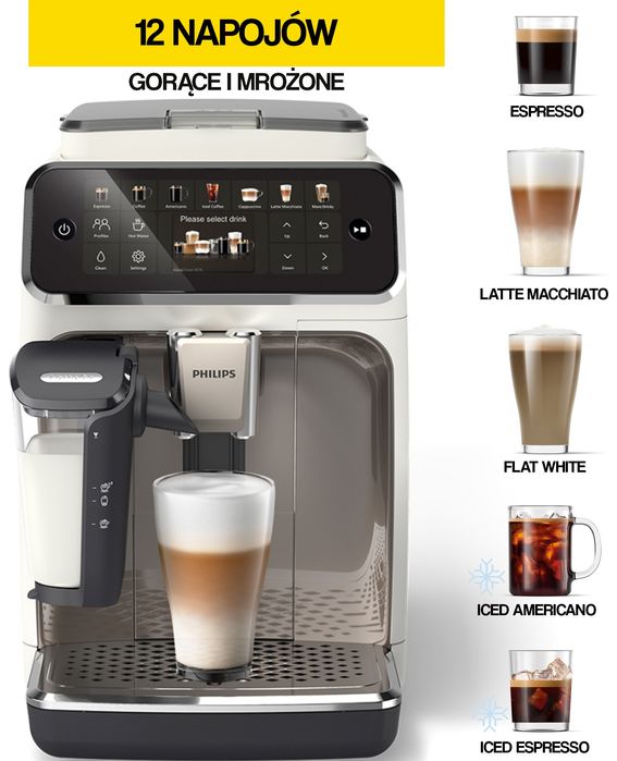 Ekspres PHILIPS LatteGo EP4443/70 jak nowy