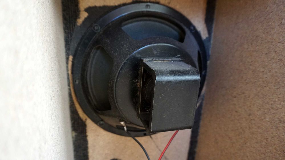 Stare Kolumny głośnikowe Fullrange ALNICO 20cm Openbaffle Odgrody