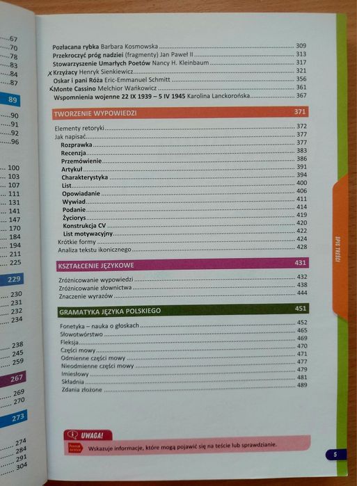 Język polski świetne repetytorium egzamin ósmoklasisty GREG