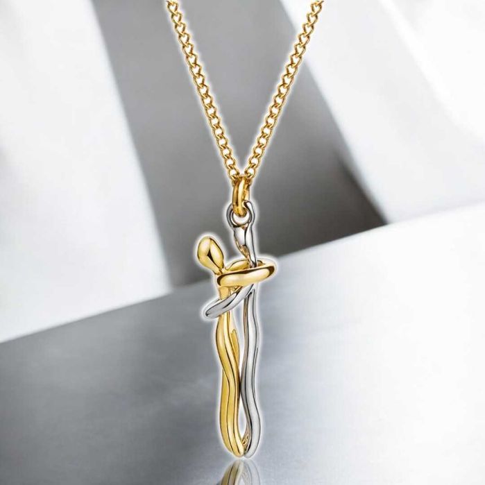 Naszyjnik "Miłość w Objęciach" - Idealny Dla Zakochanych