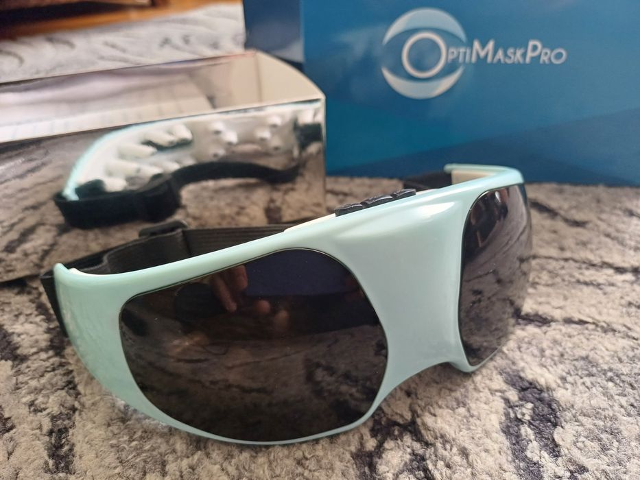 Okulary jako masażer dla zmęczonych oczu Optimask PRO okulary USA