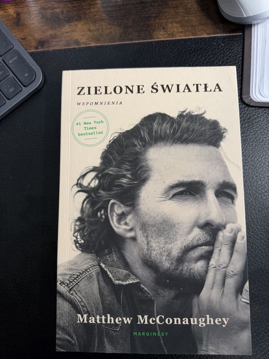 Matthew McConaughey książka Zielone Światła Greenlights  stan idealny - miękka oprawa