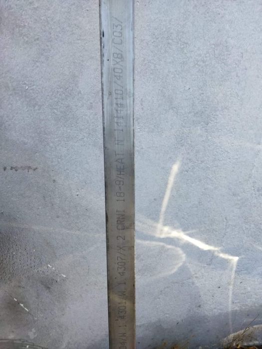 Barras Inox 304 304x40x8mm