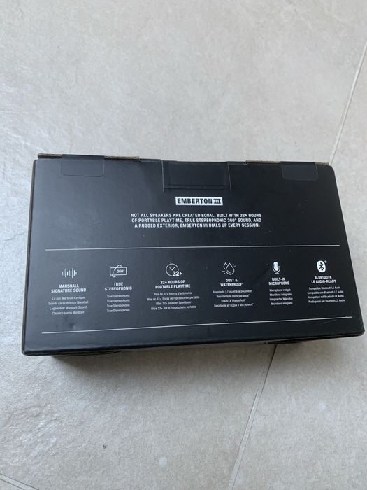 Marshall embetron 3 glosnik bezprzewodowy wireless bluetooth