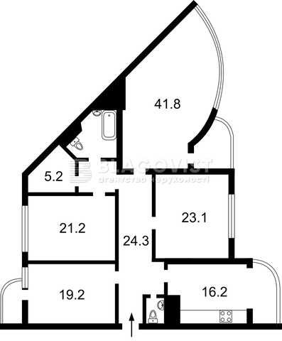 БЕЗ КОМІСІЇ!  Продаж 4 КІМ (167 М2) Голосіївський проспект 30Б.