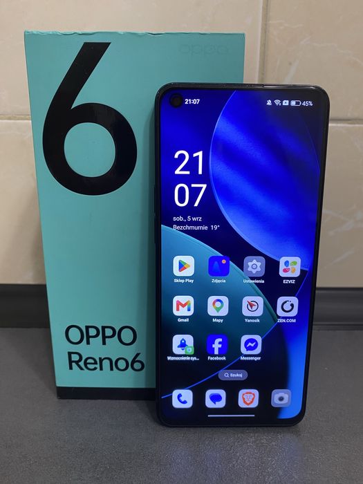 Oppo Reno 6 5g 128gb amoled  stan bdb