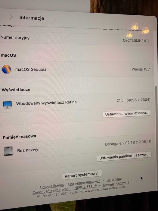  Apple iMac 21,5" Intel Core i5 3GHz, 32 GB RAM, 2 TB SSD, AMD Radeon