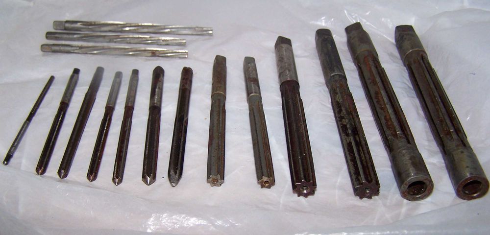 Развертки слесарные по металлу  разных размеров