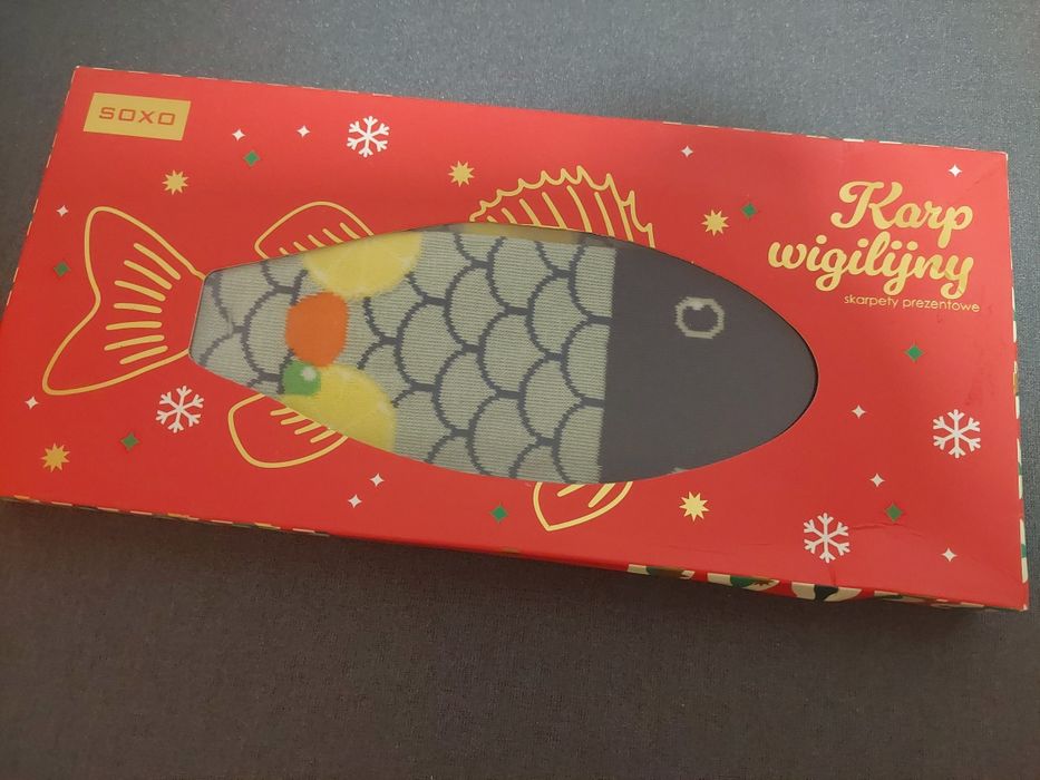 Skarpety Soxo karp wigilijny 40-45 nowe