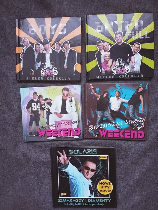 5 płyt CD disco polo