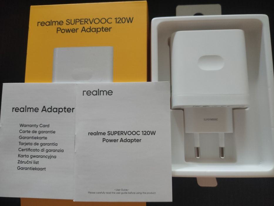 Realme SUPERVOOC 120W EU adapter Оригинал!/НОВОЕ/Кабель Realme 12A