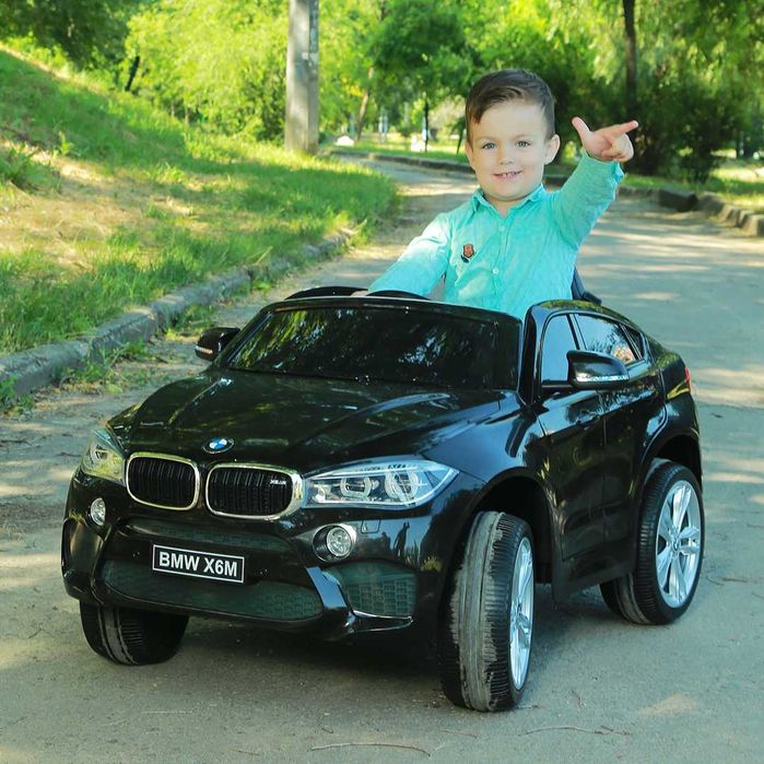 СуперЦіна‼️Дитячий Електромобіль BMW X6M BLACK,WHITE • Дитяче Авто БМВ