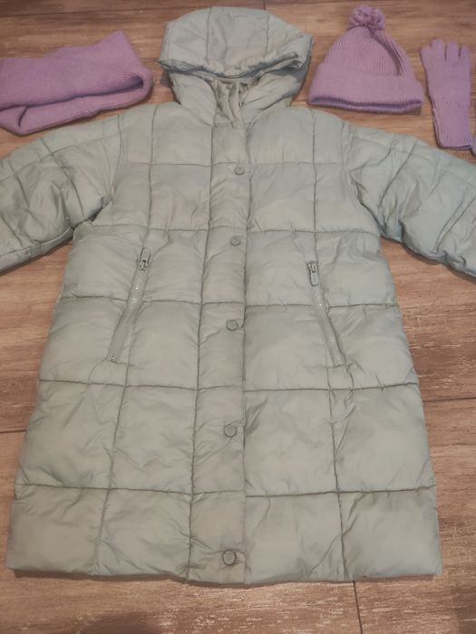 ZARA Kurtka płaszcz dla dziewczynki na zimę