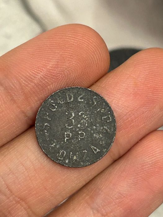 Moneta 33 Pułk Piechoty Łomża WP 1939 2 RP odznaka medal hełm bagnet szabla