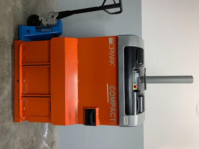 Belownica prasa do makulatury folii Orwak 3115 !Wiązanie krzyżowe!230v