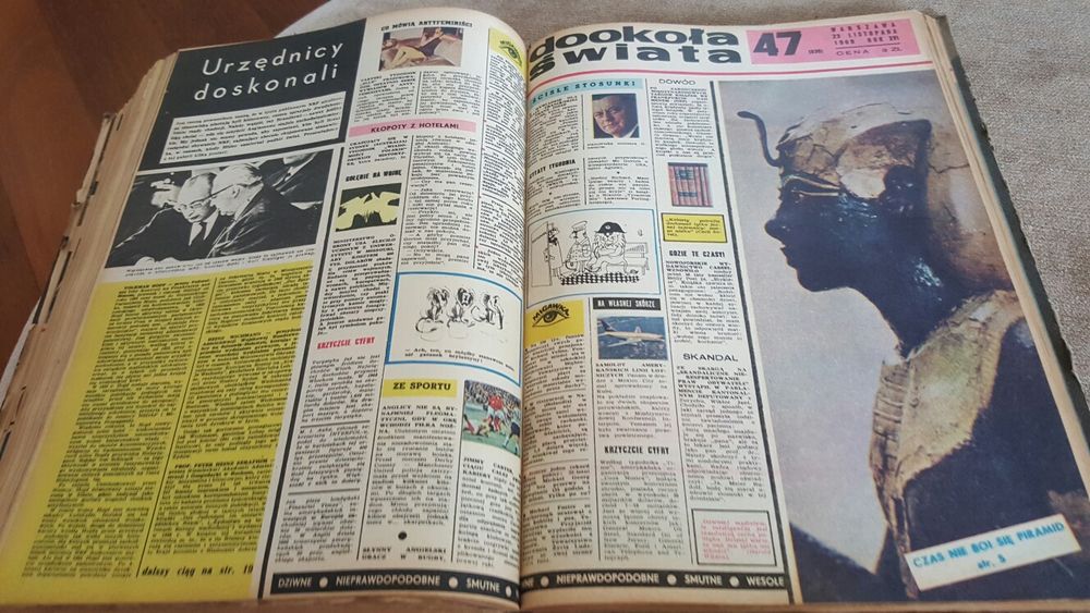 Czasopisma Dookoła Świata rocznik 1969