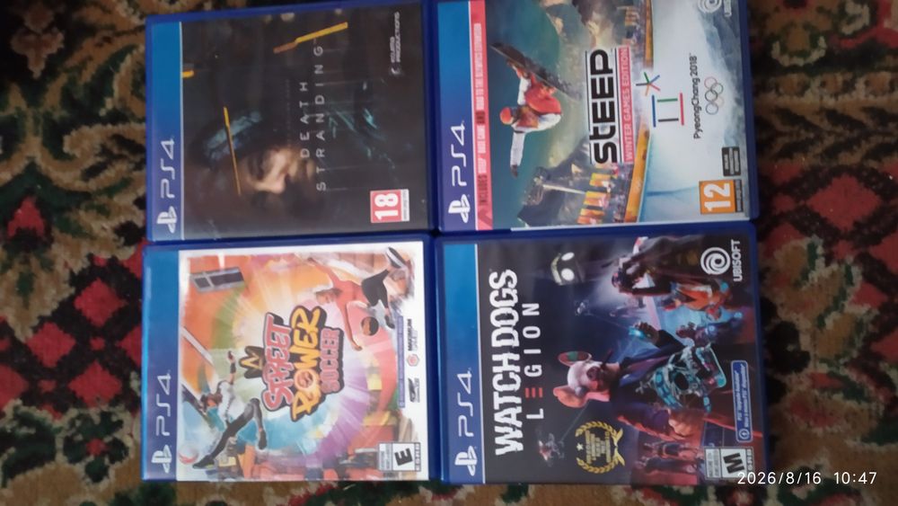 Игры диски ps 4.