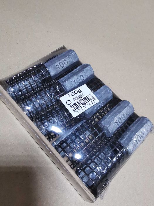 Koszyk zanętowy wędkarski okrągły 70g, 100g 28x44 - 2x10 sztuk