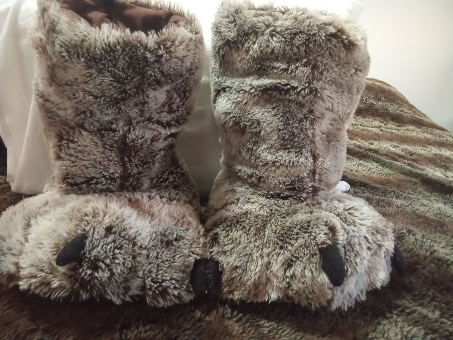 Pantufas até ao joelho