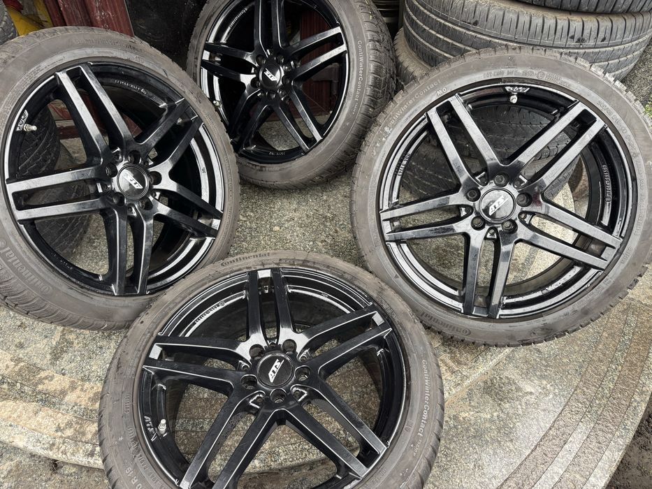 литые диски ATC  r19 5/112 Mercedes срезиной 245/40 contine