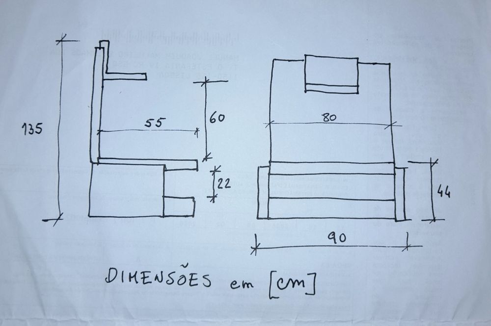 Móvel de apoio para TV