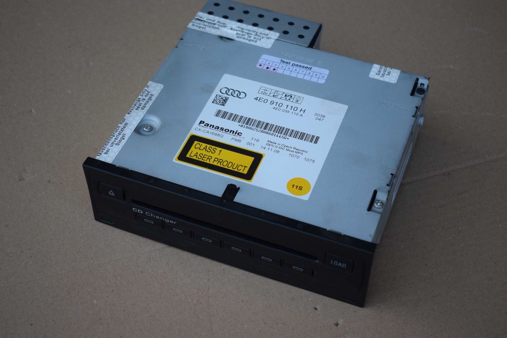 zmieniarka płyt cd AUDI A6 C6 LIFT 04-11r. 4E0.910110H