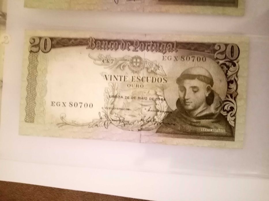 20$00 Stº ANTÓNIO 26 Maio1964, Várias a 2 EUR USADAS em bom estado, BC
